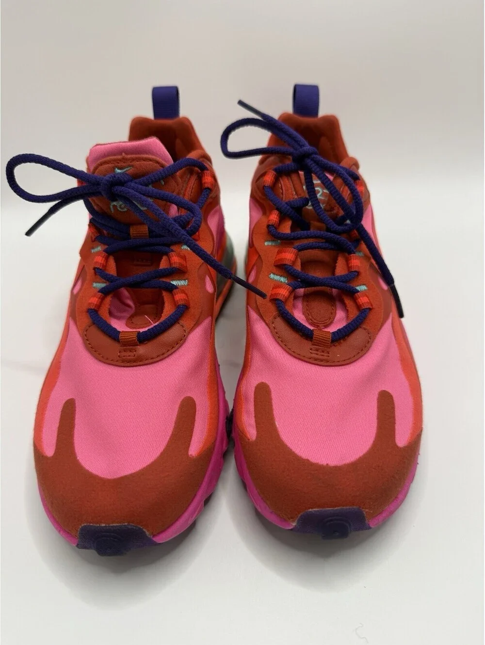 Nike Air Max 270 React Sneakers Women’s Size 6 Pink Purple NWOB